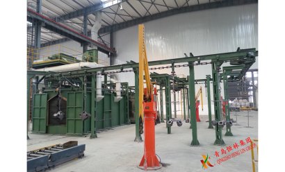 懸鏈通過式拋丸清理機