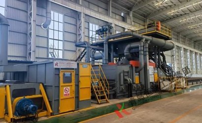 XY5500鋼板預(yù)處理線全力助力德譽(yù)精工科技（日照）有限公司