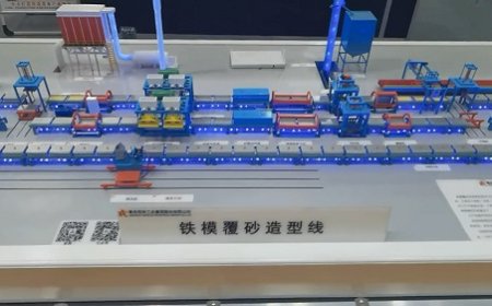 鐵模覆砂造型線模型