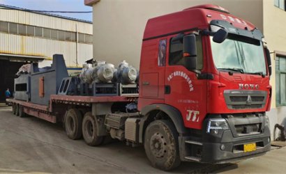 發(fā)南陽特鋼中厚板鋼板預(yù)處理線第2車