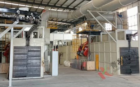 臨工華偉重特Q3810懸鏈通過式拋丸機