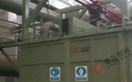 中國(guó)中車蘭州車輛段QH3720環(huán)軌通過(guò)式拋丸機(jī)