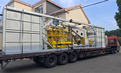 青島恒林工業(yè)集團發(fā)中國航天上海精密研究所樹脂砂生產(chǎn)線第1車