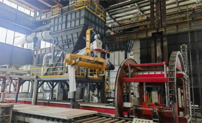 青島恒林工業(yè)集團(tuán)為三一重工設(shè)計(jì)制作的水玻璃砂自動(dòng)化造型線安裝調(diào)試完畢