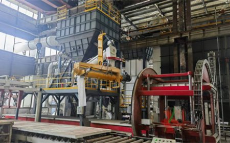 三一重工水玻璃砂自動化造型線