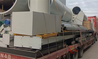 青島恒林工業(yè)集團發(fā)山東礦山機械集團水玻璃砂造型線第7車